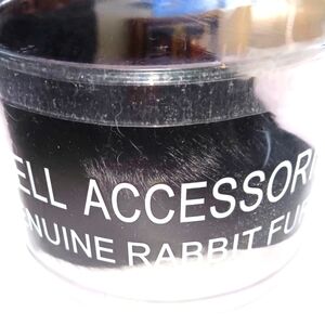 Genuine Rabbit Fur Earmuffs,Black